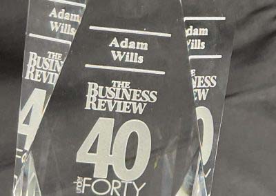 adam wills 40 under 40 honor